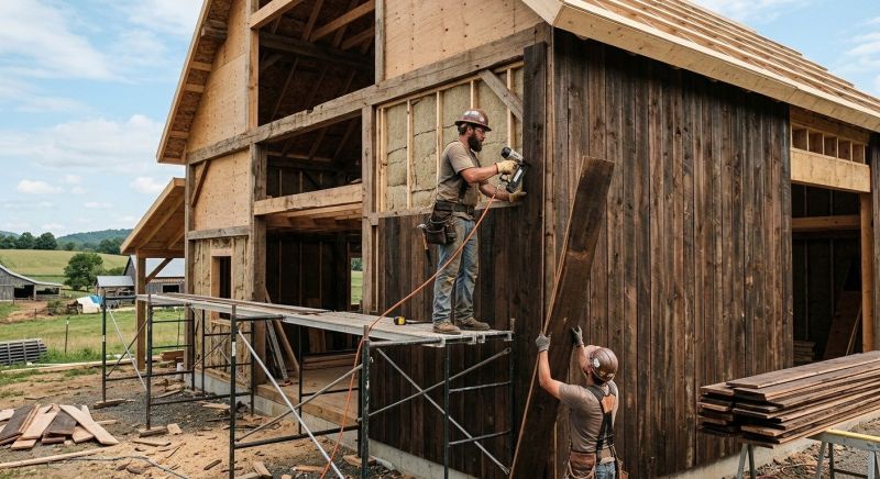 Barn Siding Installation in Woodbine, GA