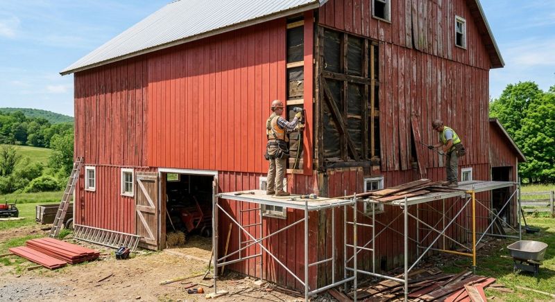 Barn Siding Replacement in Hilliard, FL