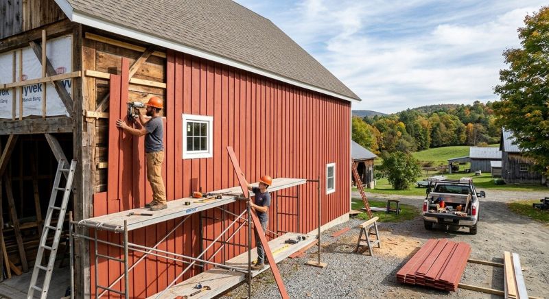 Barn Wood Siding Installation in Yulee, FL