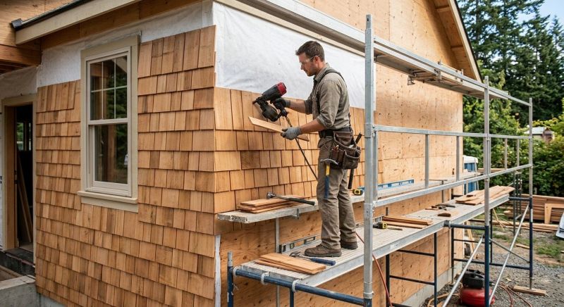 Cedar Siding Installation in Kingsland, GA