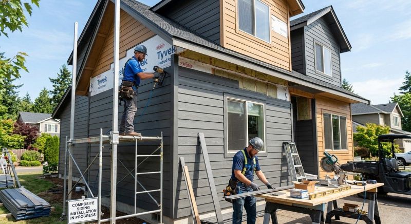 Composite Siding Installation in Kingsland, GA