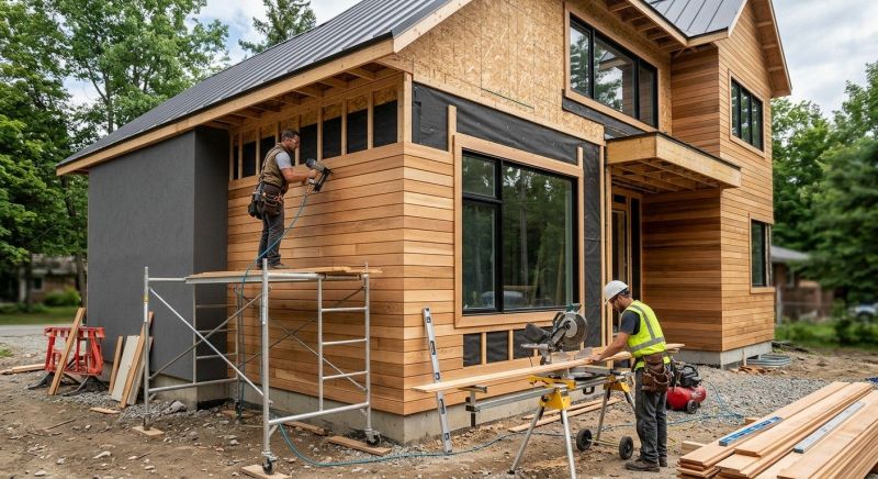 Faux Wood Siding Installation in Nassau County, FL