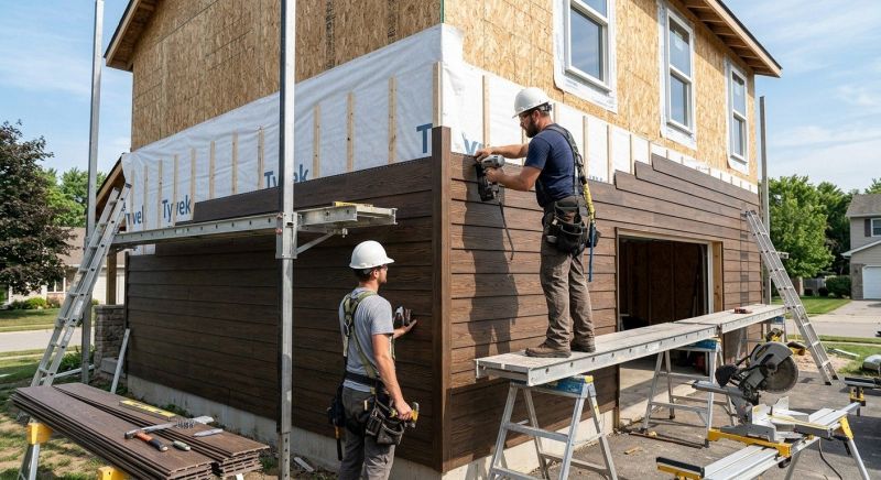 Faux Wood Siding Installation in Woodbine, GA