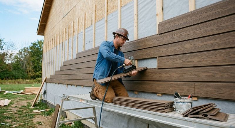 Faux Wood Siding Installation in Woodbine, GA