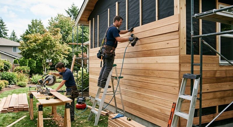 Hardwood Siding Installation in Kingsland, GA