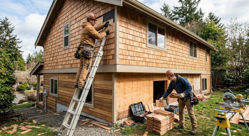 Hardwood Siding Installation in Woodbine, GA