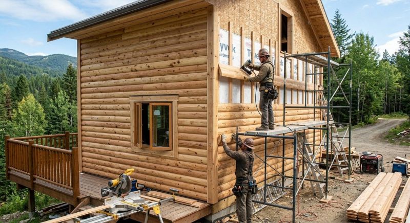 Log Siding Installation in Nassau County, FL