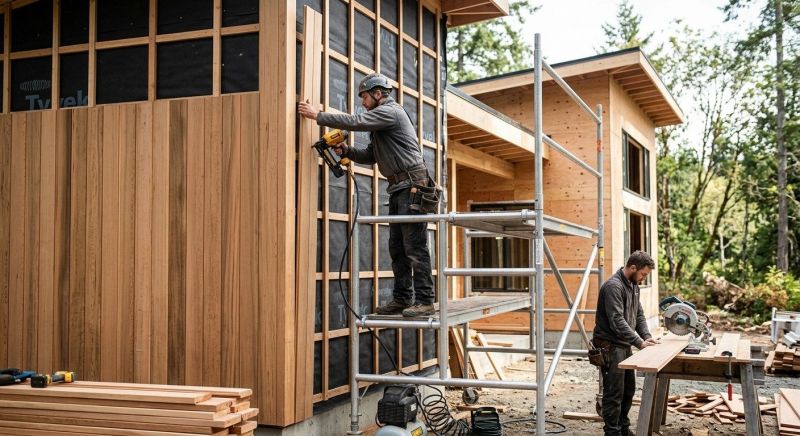Wood Cladding Installation in Hilliard, FL